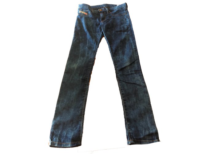 Diesel Pants Blue Denim  ref.78451
