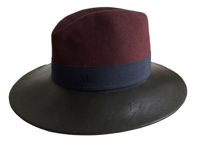 Maison Michel cappelli Bordò Pelle  ref.78458