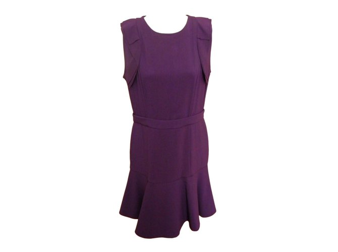 Miu Miu Dresses Purple Viscose  ref.78485
