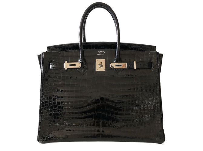 Hermès Birkin 35 Nero Pelli esotiche
