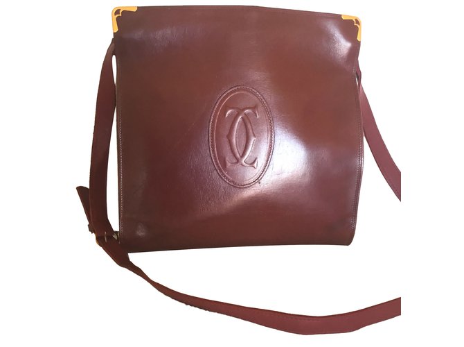Cartier Vintage bag Handbags Leather 