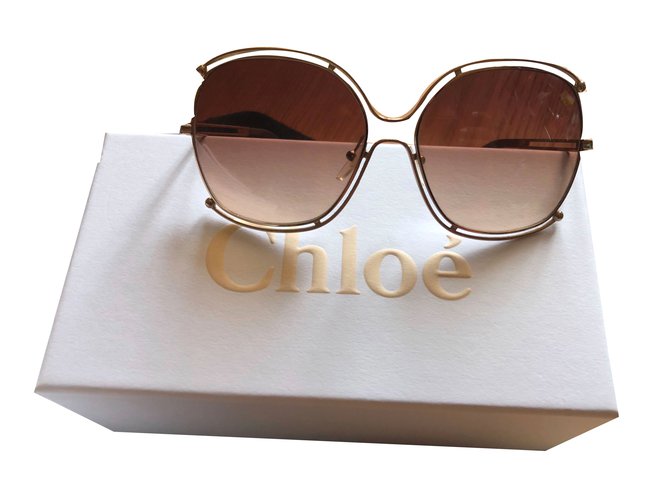 Chloé Sonnenbrille Stahl  ref.78622