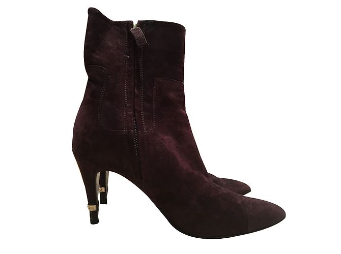BOOTS CHANEL Prune