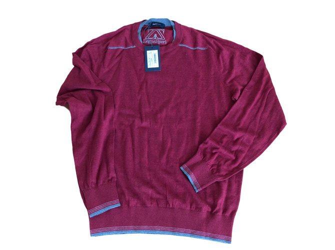 Ermenegildo Zegna Sweaters Dark red Cotton  ref.78666