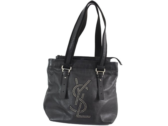Yves Saint Laurent Handbags Black Leather  ref.78676