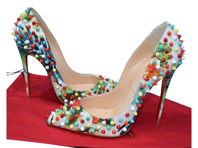 Christian Louboutin So Kate Cuir Multicolore  ref.78720