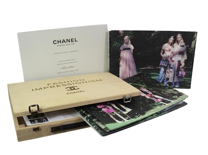 Chanel Handtaschen Braun Holz  ref.78868