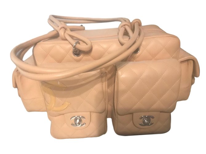 Chanel Handbags Sand Leather  ref.78903