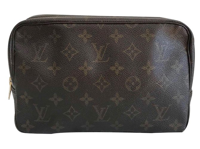 Louis Vuitton Purses, wallets, cases Brown Dark brown Cloth  ref.78986