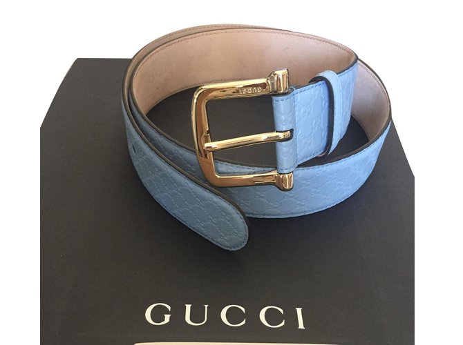 Gucci Cintos Couro  ref.79007