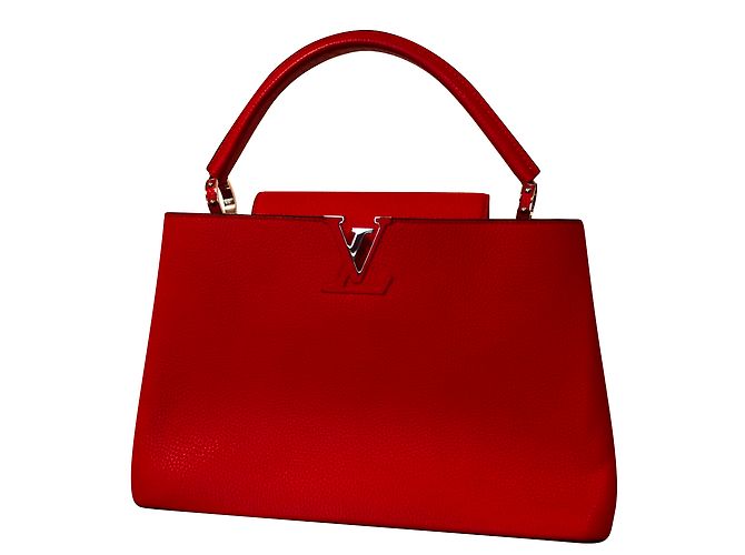 Capucines Louis Vuitton Borse Rosso Pelle