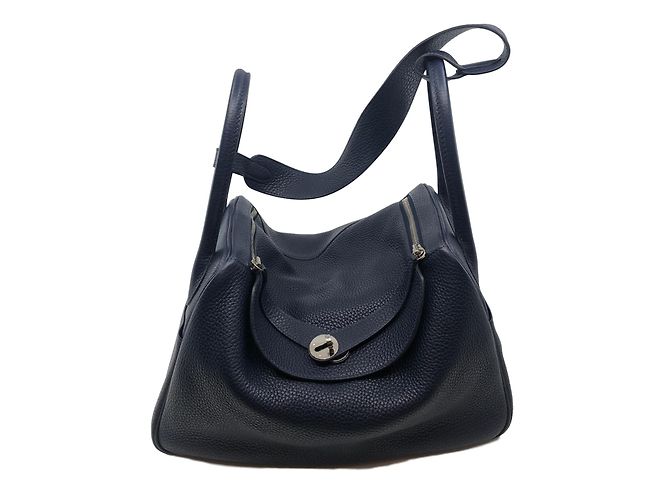 Hermès Lindy 34 Blu Pelle