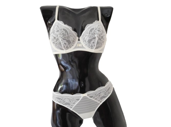 La Perla Intimates Eggshell Lace  ref.79253