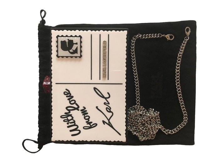 Karl Lagerfeld Minaudière Synthétique Multicolore  ref.79268