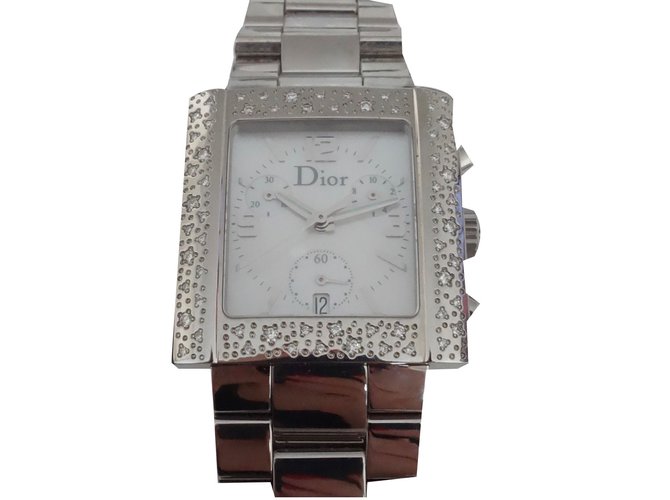 Dior Relojes finos Blanco Acero  ref.79311
