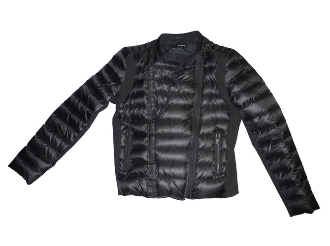 The Kooples Biker jackets Black Nylon  ref.79312