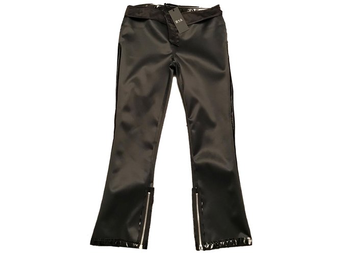 RTA Pants, leggings Black Polyester  ref.79361