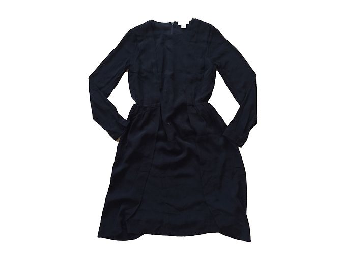 Vestido Hoss Intropia negro de viscosa