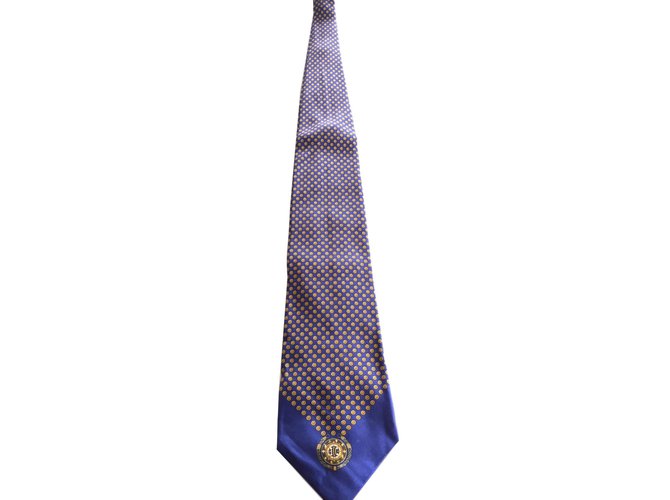 Gianfranco Ferré cravate Soie Bleu  ref.79466