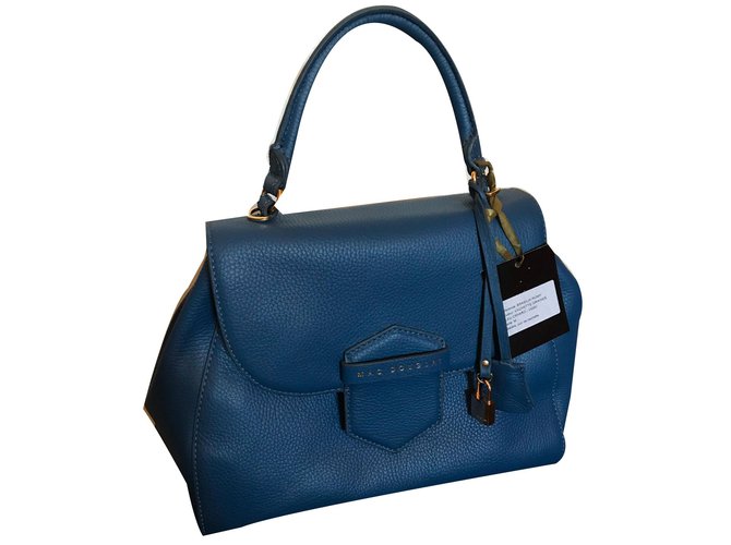 Mac Douglas Handtaschen Blau Leder  ref.79600