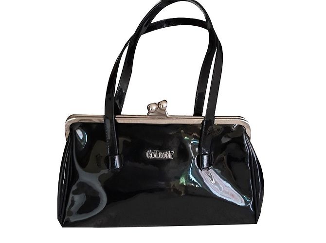 Autre Marque Borsa a mano Collectif Retro Kiss Lock nera Nero
