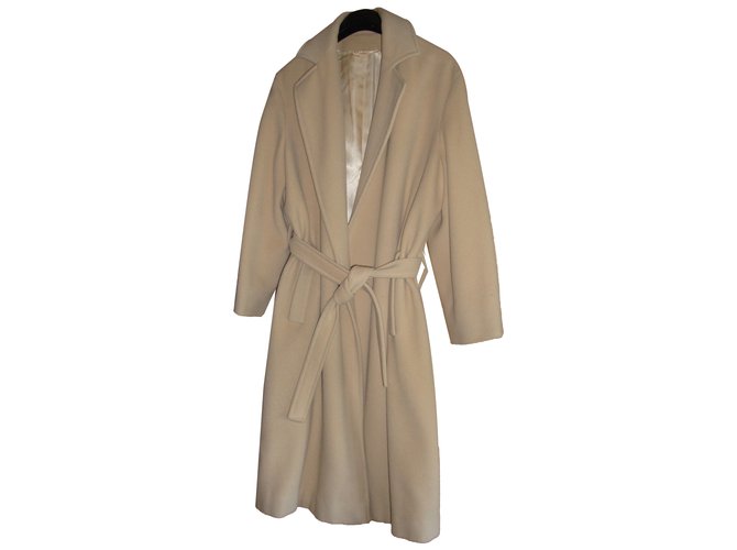 Vintage Trenchcoats Beige Wolle  ref.79626