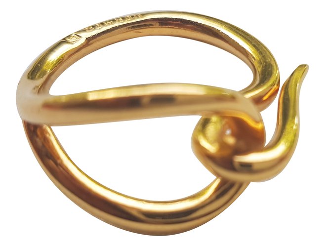 Hermès Sciarpe di seta D'oro Placcato in oro  ref.79662