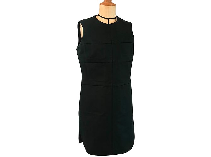 Vestido Carven de algodón verde bosque