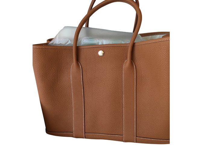 Hermès Handbags Caramel Leather  ref.79738