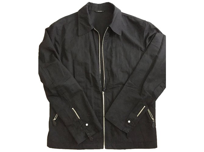 Hermès Blazers Jackets Black Cotton  ref.79744