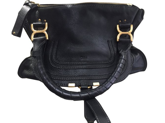Chloé Handbag Black Leather  ref.79895