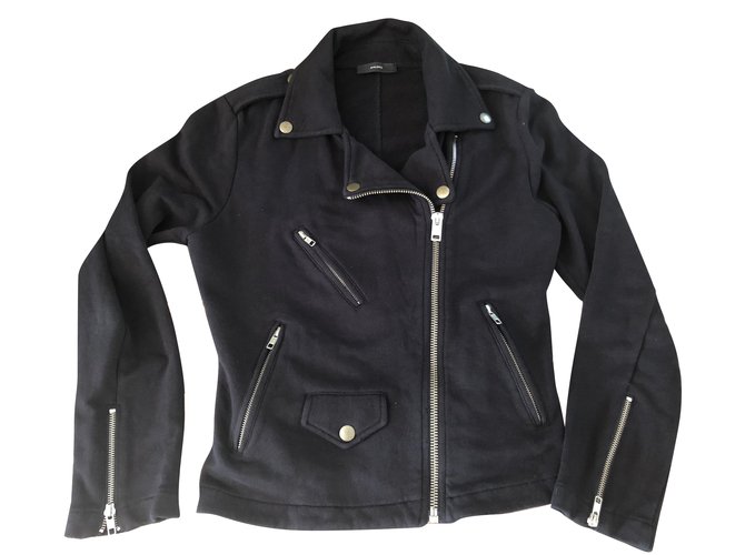 Diesel Biker jackets Black Cotton  ref.79908