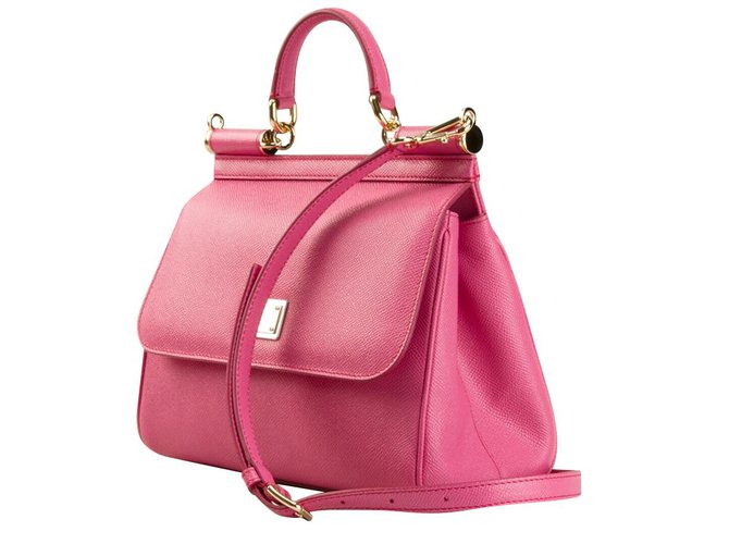 Dolce & Gabbana Handtaschen Pink Leder  ref.79910