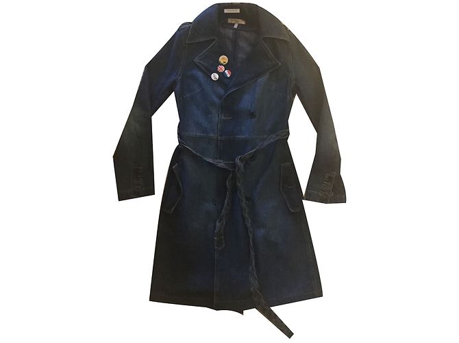 Abrigo de denim azul See by Chloé