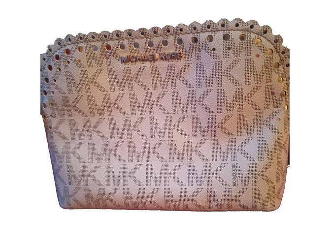 Borsa Michael Kors in pelle bianca Bianco