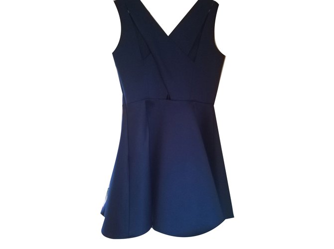 Guess Dresses Navy blue Polyester  ref.80121