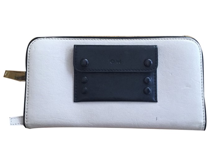 Chloé wallets Beige Leather  ref.80196