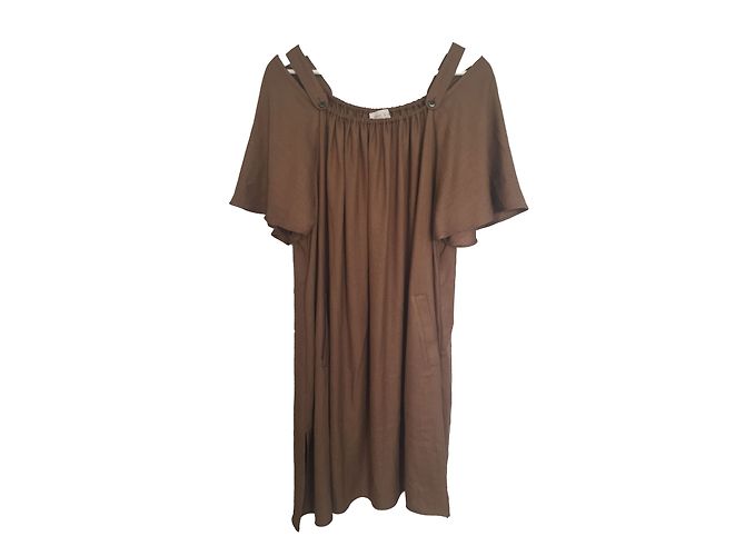 Paul & Joe Kleid Caramel aus Polyester