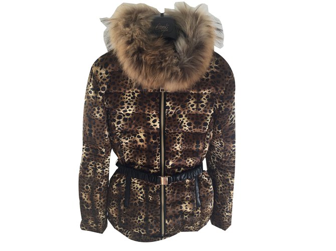Miss Grant Girl Coats outerwear Leopard print  ref.80233