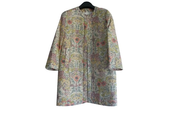 Abrigo de algodón Zara XS Multicolor