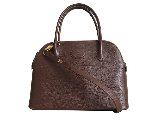 Hermès Sacs à main Caramel Chocolat