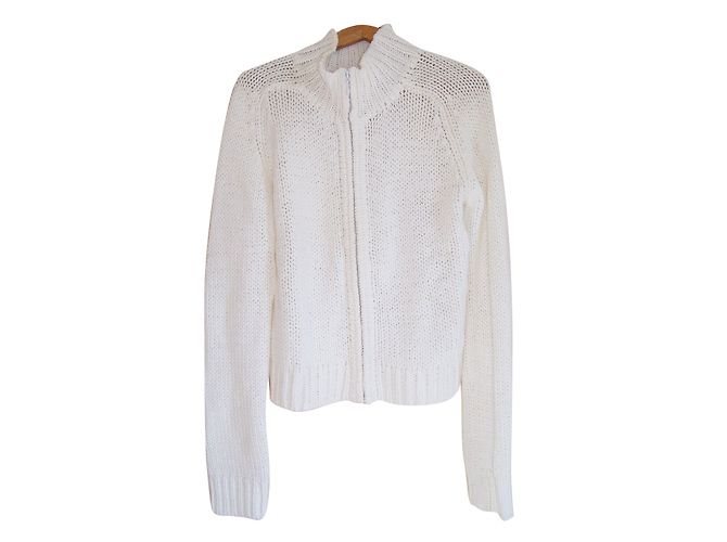 Pablo De Gerard Darel Gerard Darel Pablo Strickjacke aus Baumwolle Weiß