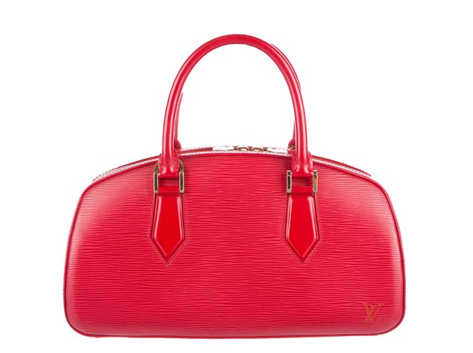 Louis Vuitton Jasmin in red epi leather