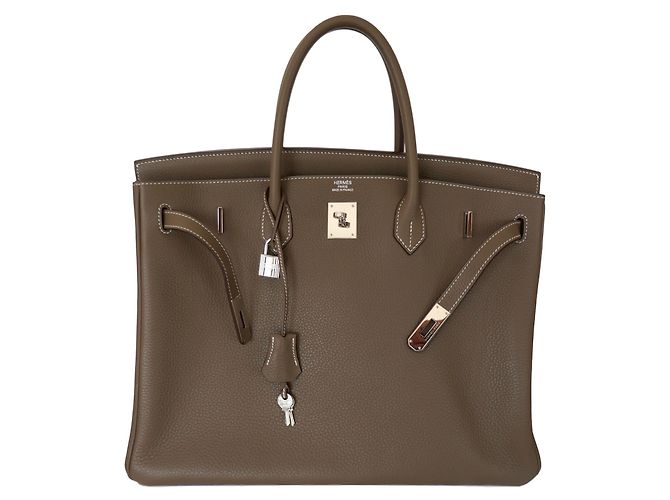 Hermès Birkin 40 etoupe Beige Pelle