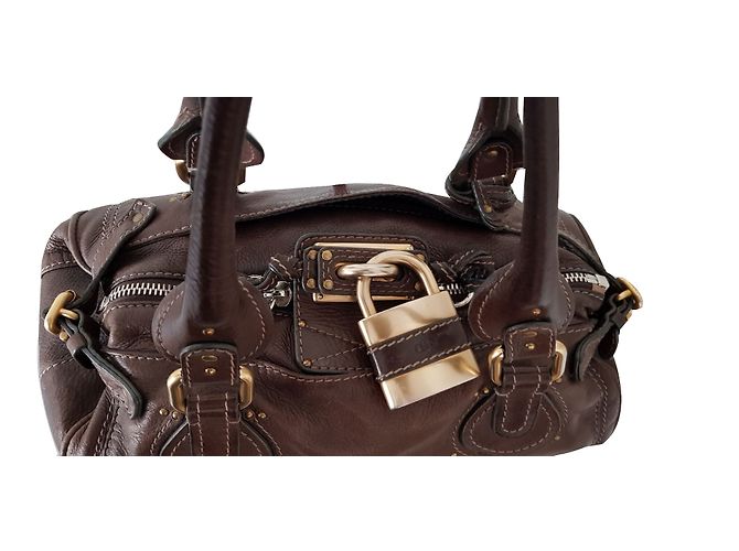Chloé Borsa Paddington Marrone Pelle