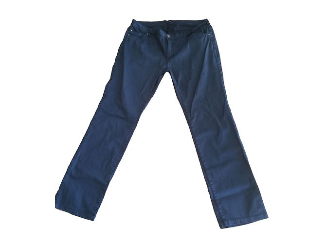 Autre Marque Pantalones azul marino con 5 bolsillos talla 48