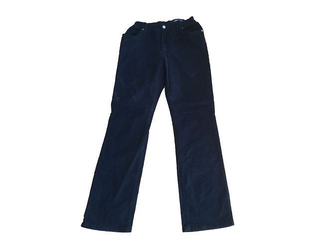 Autre Marque R Essential Hose aus Lackleder Ebony Ebenholz
