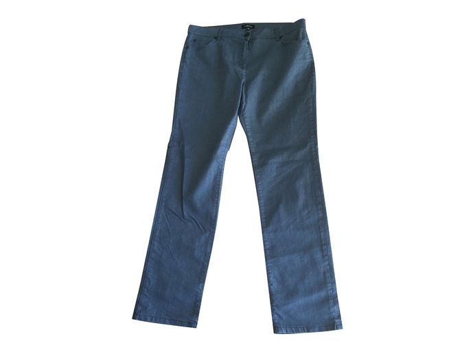 CAROLL Pantaloni, ghette Grigio Cotone  ref.80631