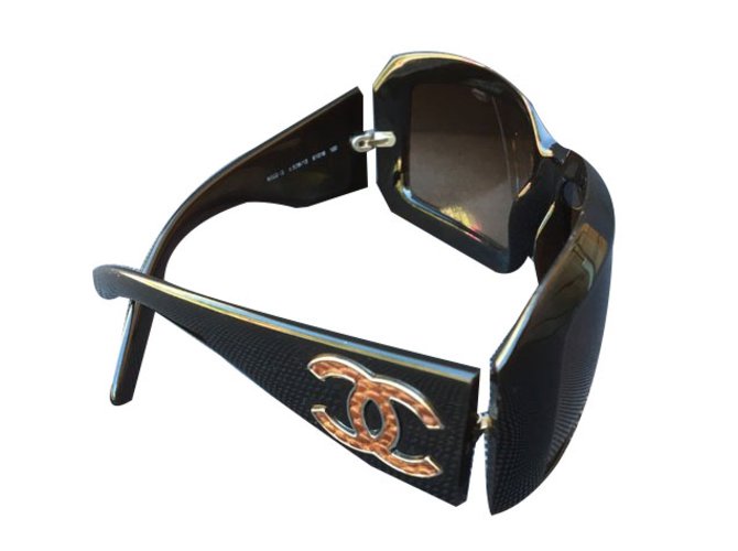Chanel Sonnenbrille Kunststoff  ref.80687