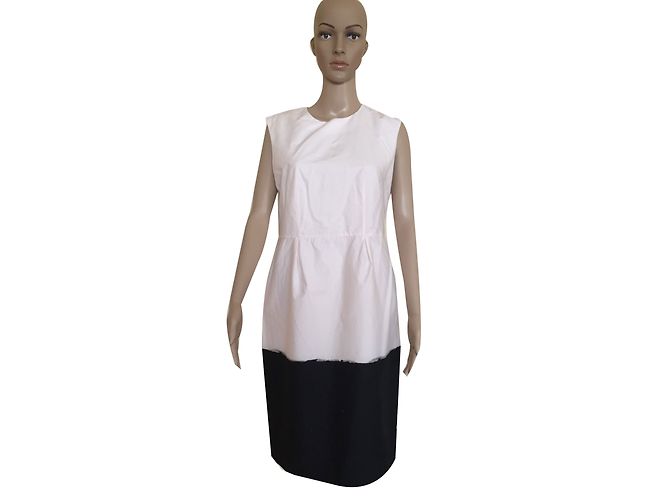 Vestido de algodón Cos Negro Rosa